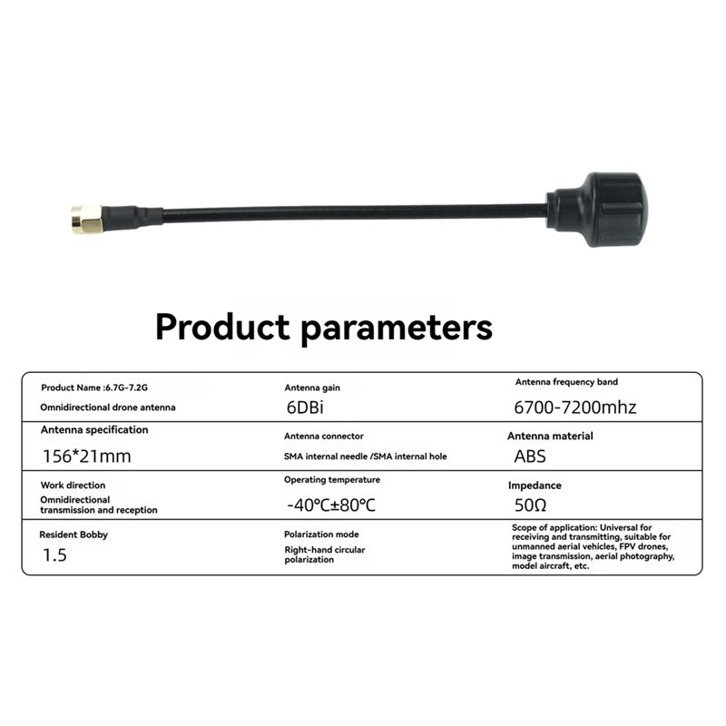 [ใหม่!A25P] เสาอากาศ SMA 6.7-7 - Drone Racing Antenna บทวิจารณ์และราคา