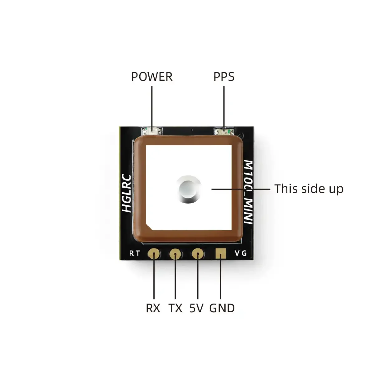 HGLRC M100 MINI GPS โมดูล M10  - Drone Racing Antenna บทวิจารณ์และราคา
